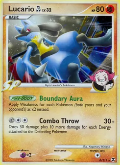 Lucario GL, Karte 8 aus Aufstieg der Rivalen