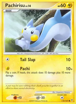 Pachirisu, Karte 118 aus Ultimative Sieger