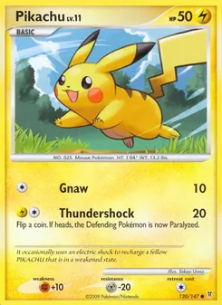 Pikachu, Karte 120 aus Ultimative Sieger