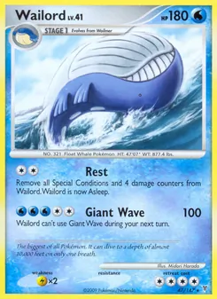 Wailord, Karte 47 aus Ultimative Sieger
