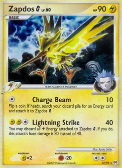 Zapdos G, Karte 12 aus Arceus