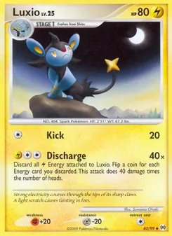 Luxio, Karte 43 aus Arceus