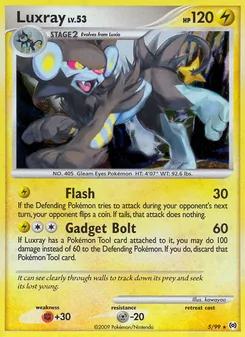 Luxtra, Karte 5 aus Arceus