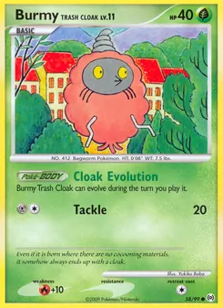 Burmy Lumpenumhang, Karte 58 aus Arceus