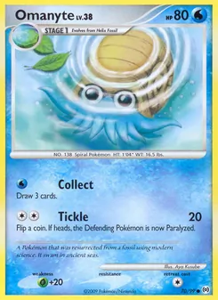 Amonitas, Karte 70 aus Arceus