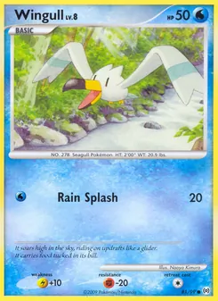 Wingull, Karte 81 aus Arceus