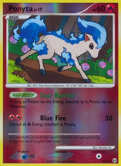 Ponita, Karte SH11 aus Arceus