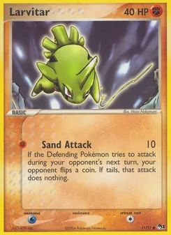 Larvitar, Karte 11 aus POP Serie 1