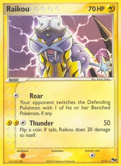 Raikou, Karte 3 aus POP Serie 2