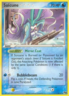 Suicune, Karte 4 aus POP Serie 2