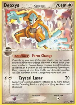 Deoxys δ, Karte 2 aus POP Serie 4
