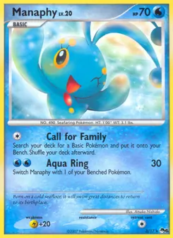 Manaphy, Karte 3 aus POP Series 6