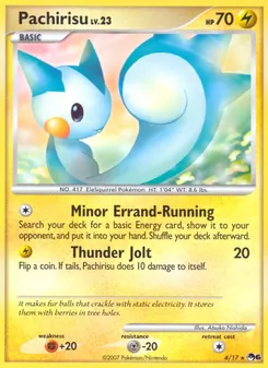 Pachirisu, Karte 4 aus POP Series 6