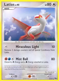 Latias, Karte 3 aus POP Serie 7