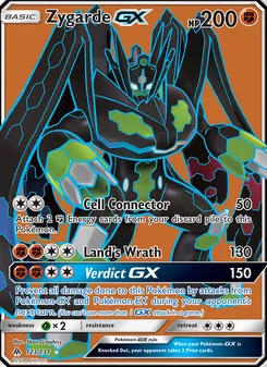 Zygarde GX, card 123 from Forbidden Light