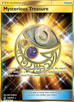 Mysterious Treasure, card 145 from Forbidden Light