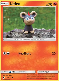 Litleo, card 18 from Forbidden Light