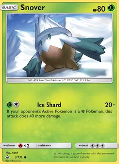 Snover, card 3 from Forbidden Light