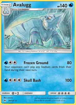 Avalugg, card 30 from Forbidden Light