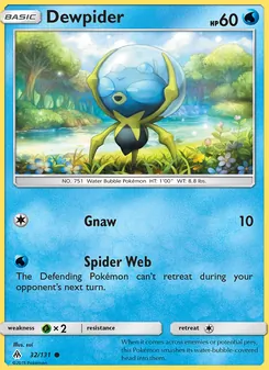 Dewpider, card 32 from Forbidden Light