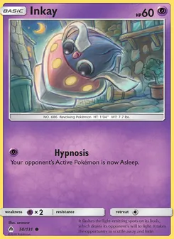 Inkay, card 50 from Forbidden Light
