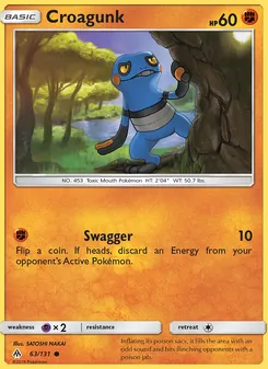 Croagunk, card 63 from Forbidden Light