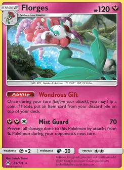 Florges, card 86 from Forbidden Light