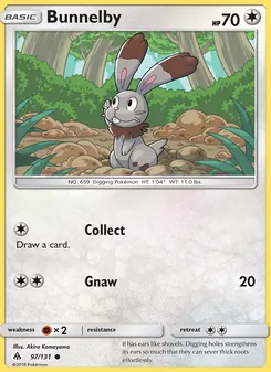 Bunnelby, card 97 from Forbidden Light
