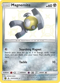Magnetilo, Karte SV27 aus Verborgenes Schicksal Glitzer-Tresor
