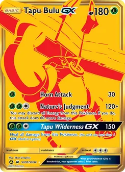 Kapu-Toro-GX, Karte SV91 aus Verborgenes Schicksal Glitzer-Tresor