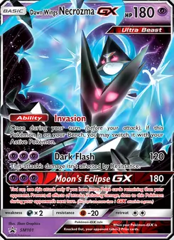 Morgenschwingen-Necrozma GX, Karte SM101 aus SM Promokarten