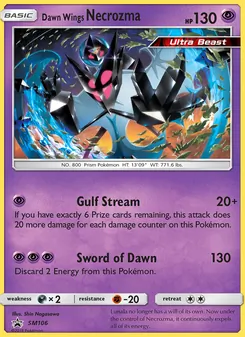 Morgenschwingen-Necrozma, Karte SM106 aus SM Promokarten