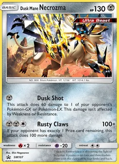 Abendmähne-Necrozma, Karte SM107 aus SM Promokarten