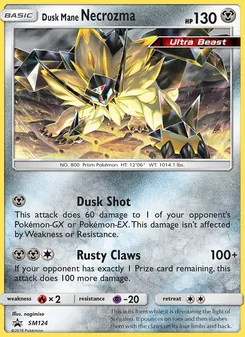 Abendmähne-Necrozma, Karte SM124 aus SM Promokarten
