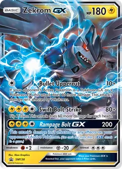 Zekrom GX, Karte SM138 aus SM Promokarten