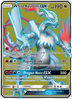 Weißes Kyurem GX, Karte SM141 aus SM Promokarten