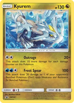 Kyurem, Karte SM142 aus SM Promokarten