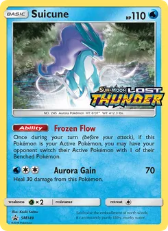Suicune, Karte SM149 aus SM Promokarten