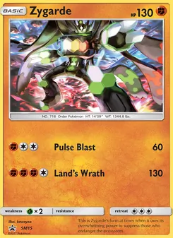 Zygarde, Karte SM15 aus SM Promokarten