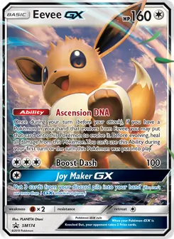 Evoli GX, Karte SM174 aus SM Promokarten