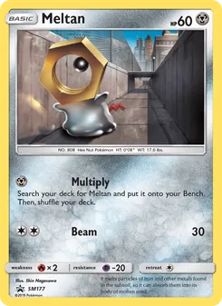 Meltan, Karte SM177 aus SM Promokarten