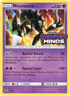 Necrozma, Karte SM204 aus SM Promokarten