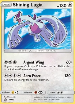 Schimmerndes Lugia, Karte SM82 aus SM Promokarten