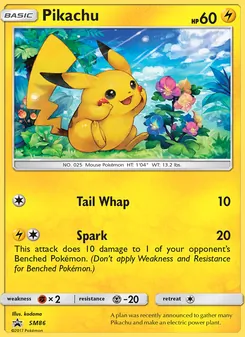 Pikachu, Karte SM86 aus SM Promokarten