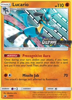 Lucario, Karte SM95 aus SM Promokarten