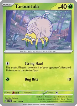Tarountula, card 016 from Scarlet & Violet