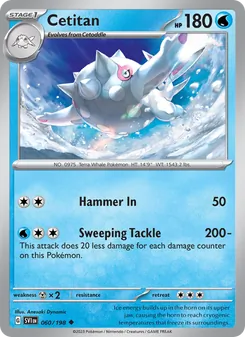 Cetitan, card 060 from Scarlet & Violet