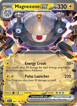 Magnezone ex, card 065 from Scarlet & Violet