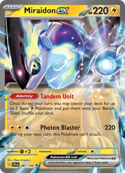 Miraidon ex, card 081 from Scarlet & Violet
