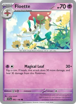 Floette, card 092 from Scarlet & Violet